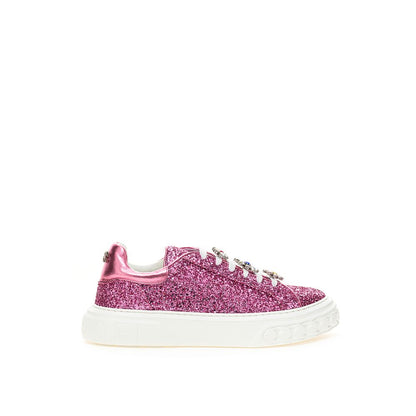 Casadei Fuchsia Leather Sneaker Casadei