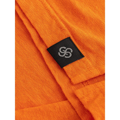 Gran Sasso Elegant Orange Linen Polo Shirt Gran Sasso