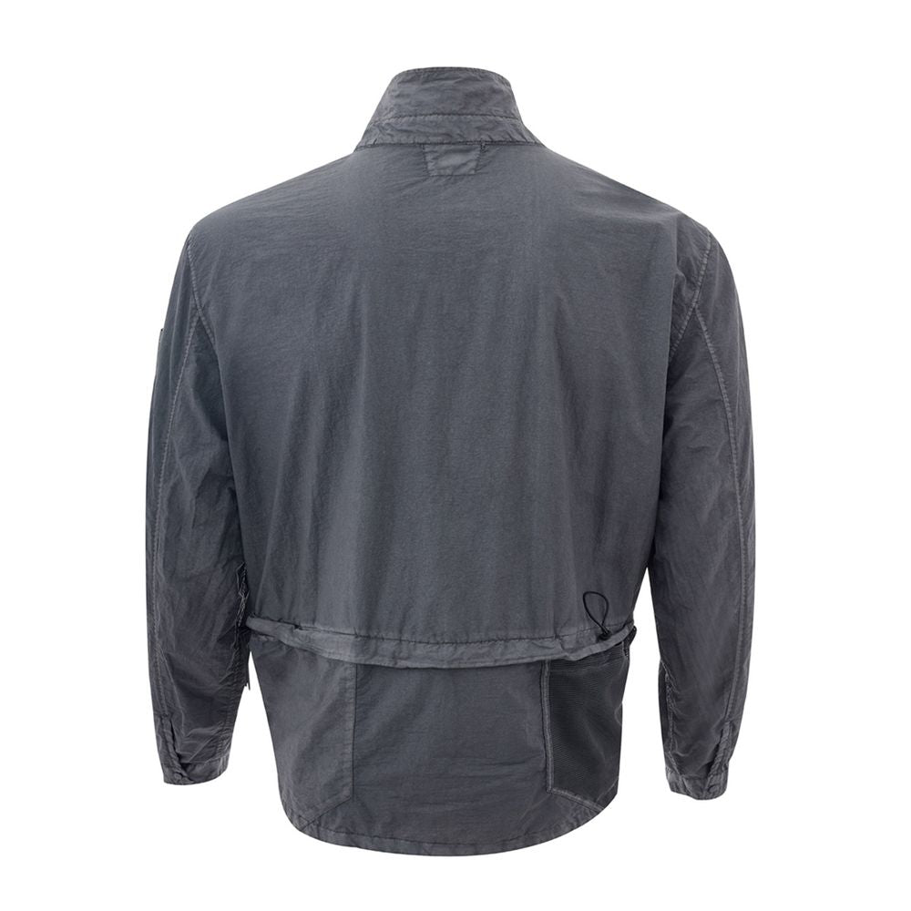 C.P. Company Sleek Black Polyamide Men's Jacket C.P. Company