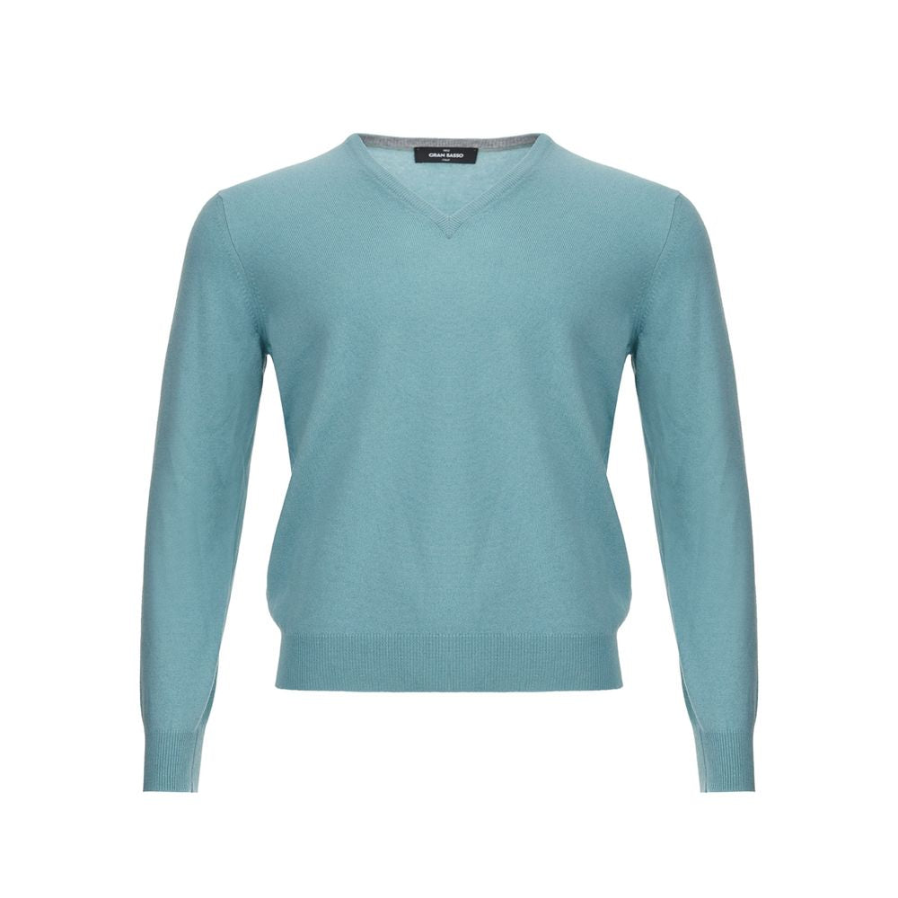 Gran Sasso Turquoise Cashmere Sweater Elegance Gran Sasso