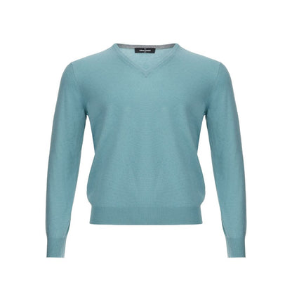 Gran Sasso Turquoise Cashmere Sweater Elegance Gran Sasso