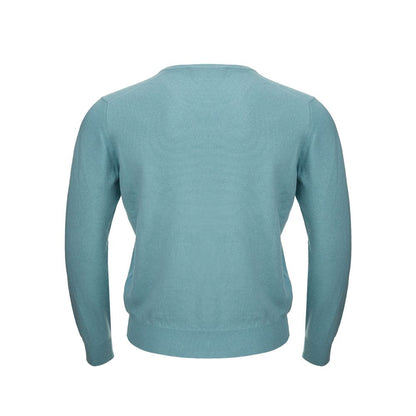 Gran Sasso Turquoise Cashmere Sweater Elegance Gran Sasso