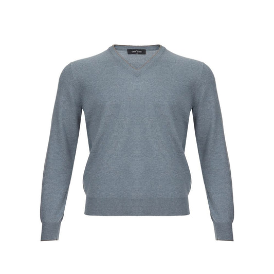 Gran Sasso Elegant Cashmere Sweater in Chic Gray Gran Sasso