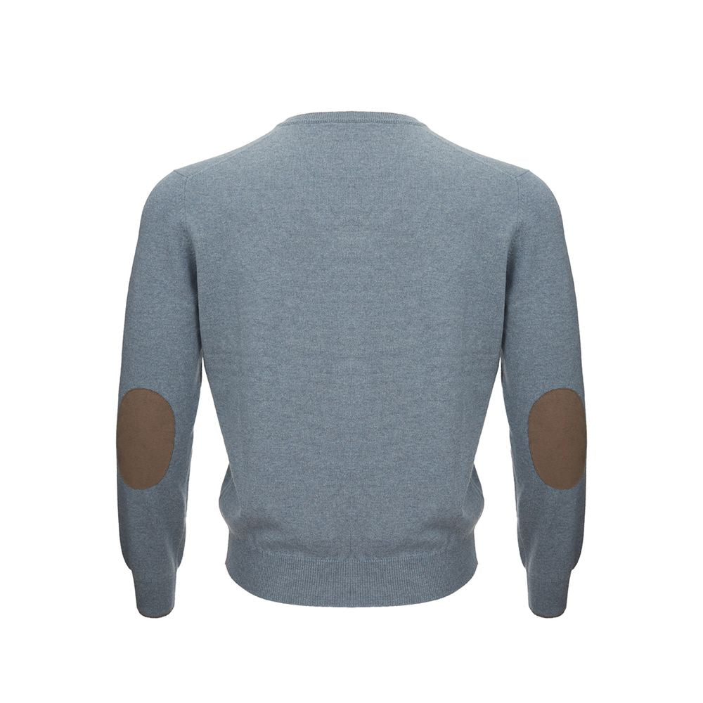 Gran Sasso Elegant Cashmere Sweater in Chic Gray Gran Sasso