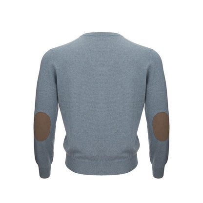 Gran Sasso Elegant Cashmere Sweater in Chic Gray Gran Sasso