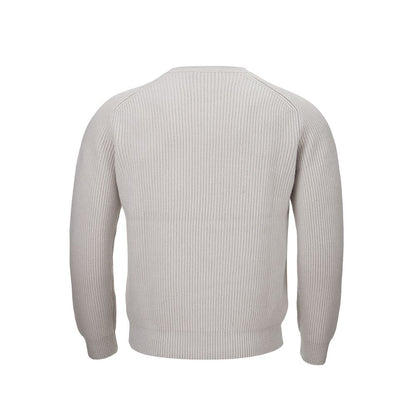 Gran Sasso Elegant Cashmere Men's Gray Sweater Gran Sasso