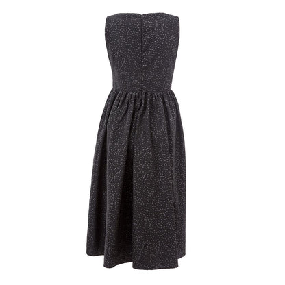 Lardini Elegant Black Polyethylene Dress Lardini