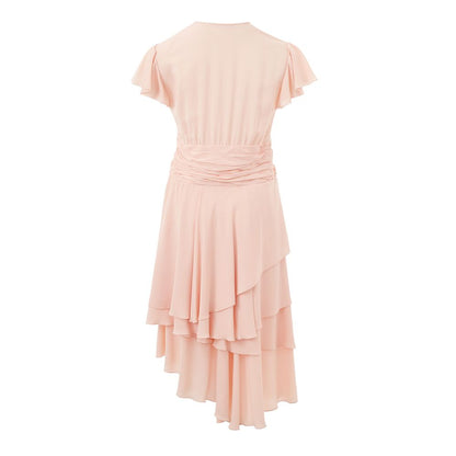 Lardini Elegant Pink Acetate Dress Lardini