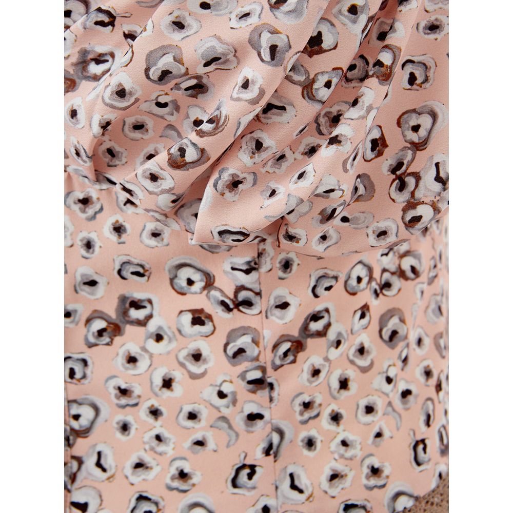 Lardini Elegant Pink Acetate Dress for Evening Elegance Lardini