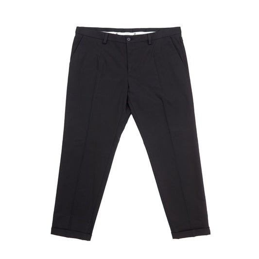 Dolce & Gabbana Elegant Black Cotton Pants for Men Dolce & Gabbana