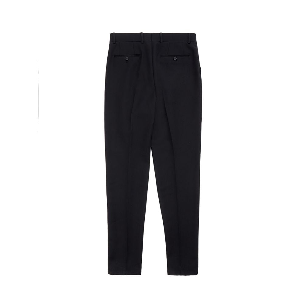 Dolce & Gabbana Elegant Polyester Black Pants for Men Dolce & Gabbana