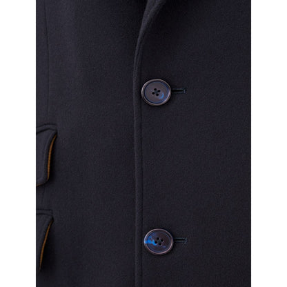 Dolce & Gabbana Elegant Blue Wool Jacket for Men Dolce & Gabbana