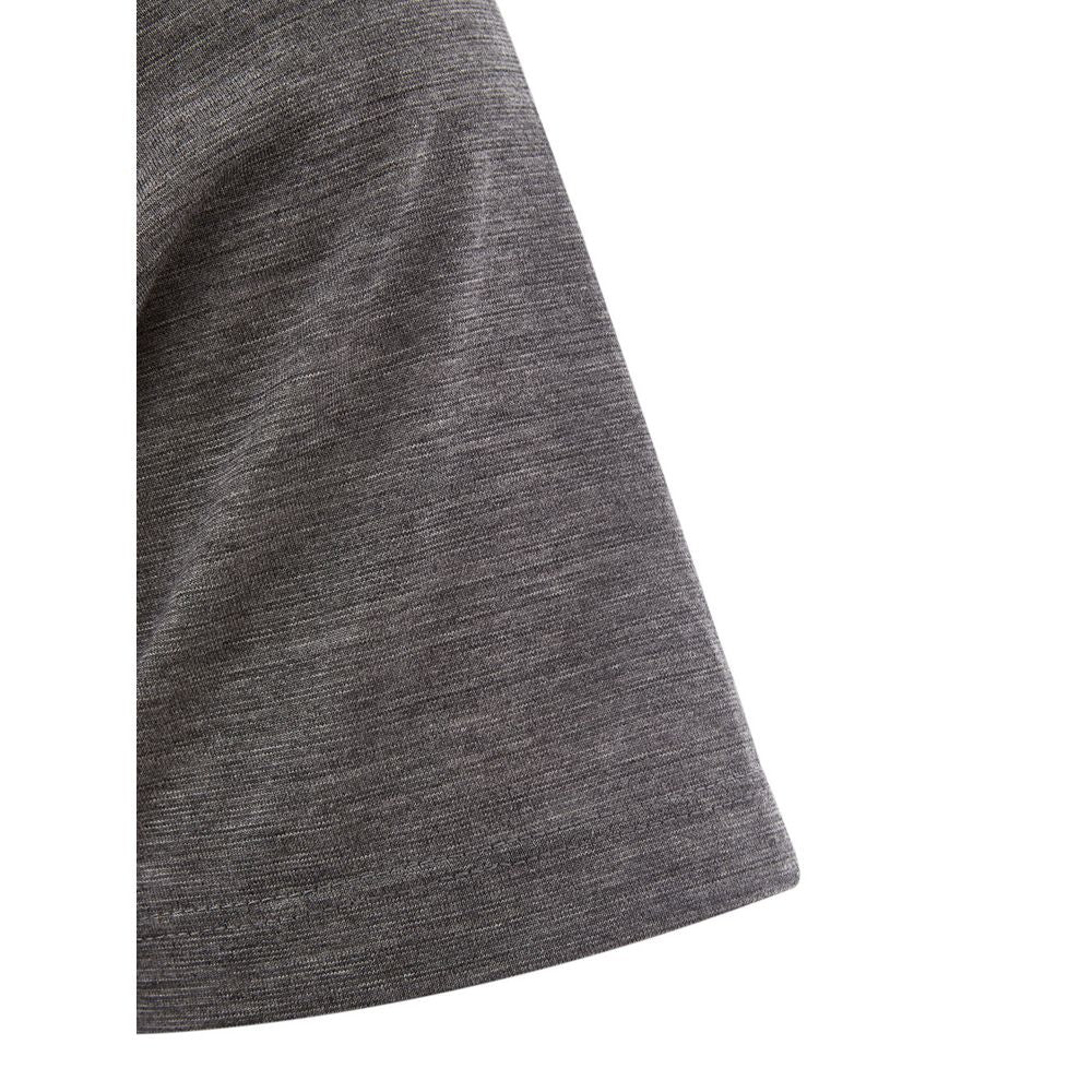 Lardini Elegant Gray Woolen Designer T-Shirt Lardini