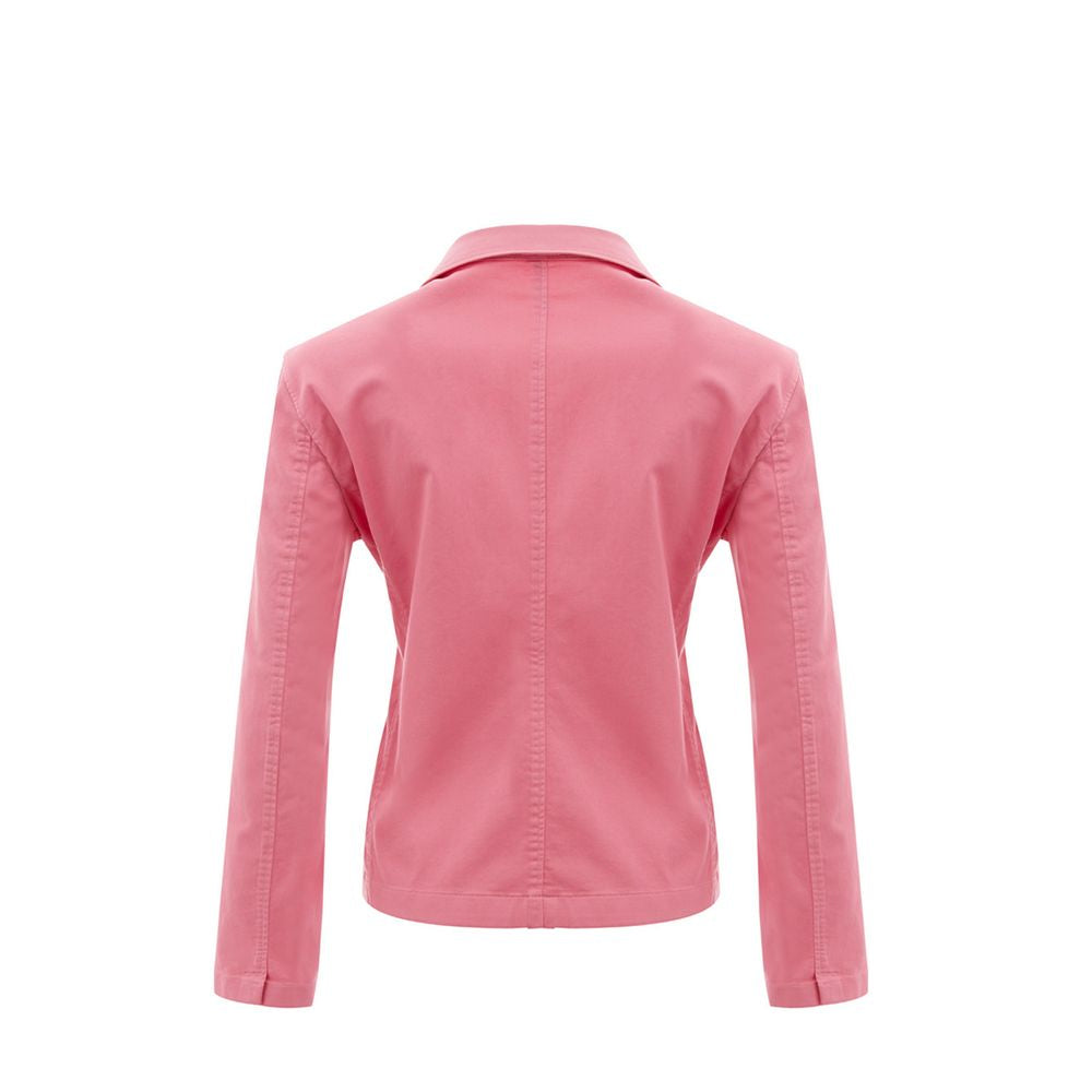 Lardini Elegant Pink Cotton Jacket for Her Lardini