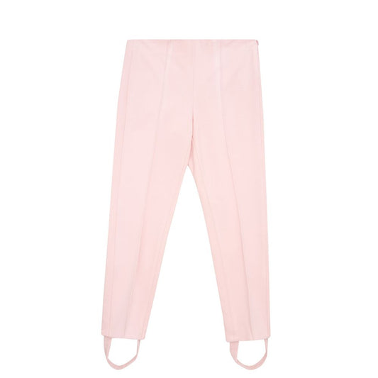 Lardini Elegant Pink Viscose Pants for Chic Style Lardini