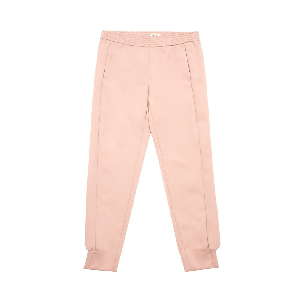 Lardini Elegant Pink Polyester Pants for Women Lardini