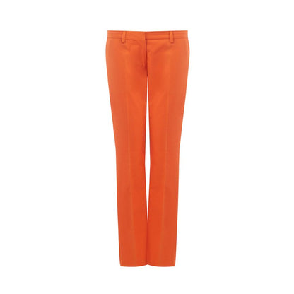 Lardini Elegant Cotton Orange Pants Lardini