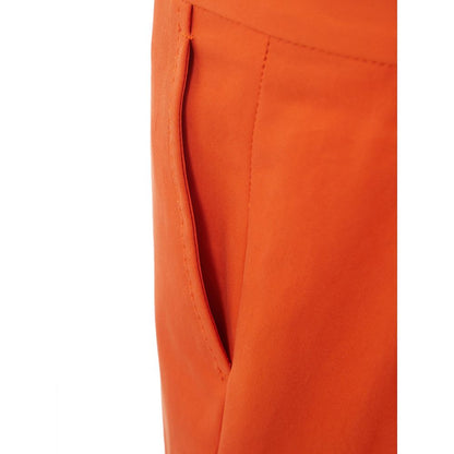 Lardini Elegant Cotton Orange Pants Lardini