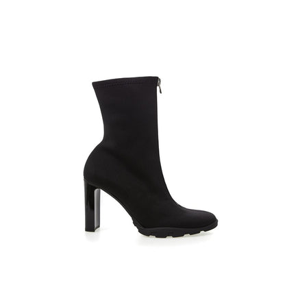 Alexander McQueen Sleek Neoprene Leather Boots Alexander McQueen