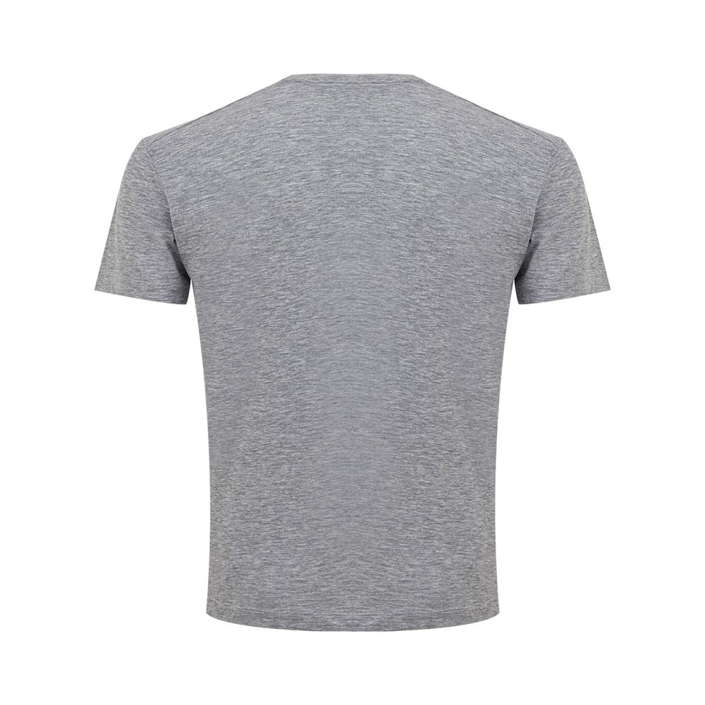 Dsquared² Sleek Gray Cotton Tee for Stylish Men Dsquared²