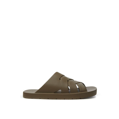 Bottega Veneta Brown Cotton Sandal Bottega Veneta