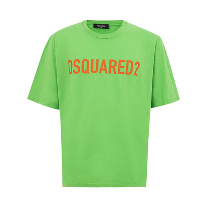 Dsquared² Electric Green Cotton Tee for Men Dsquared²