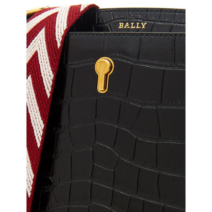 Bally Elegant Black Leather Handbag Bally