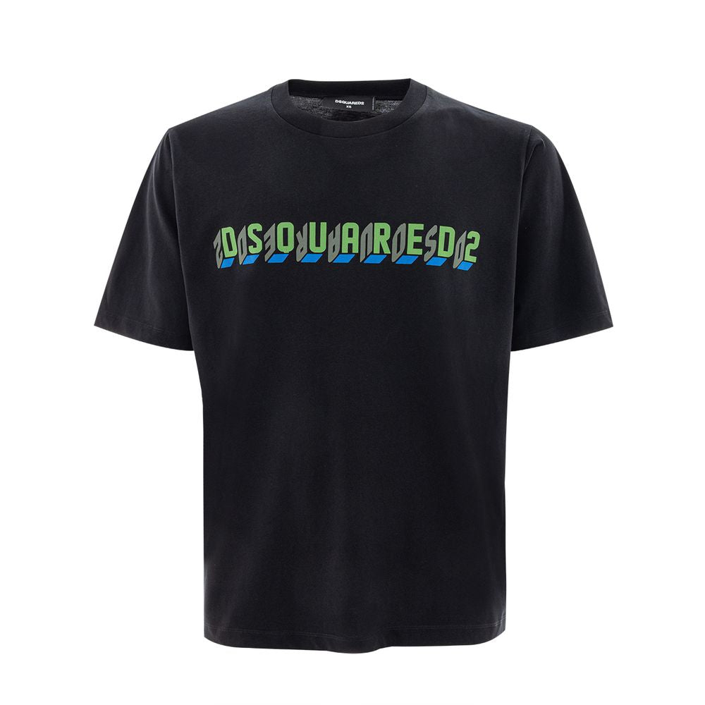 Dsquared² Black Cotton T-Shirt Dsquared²