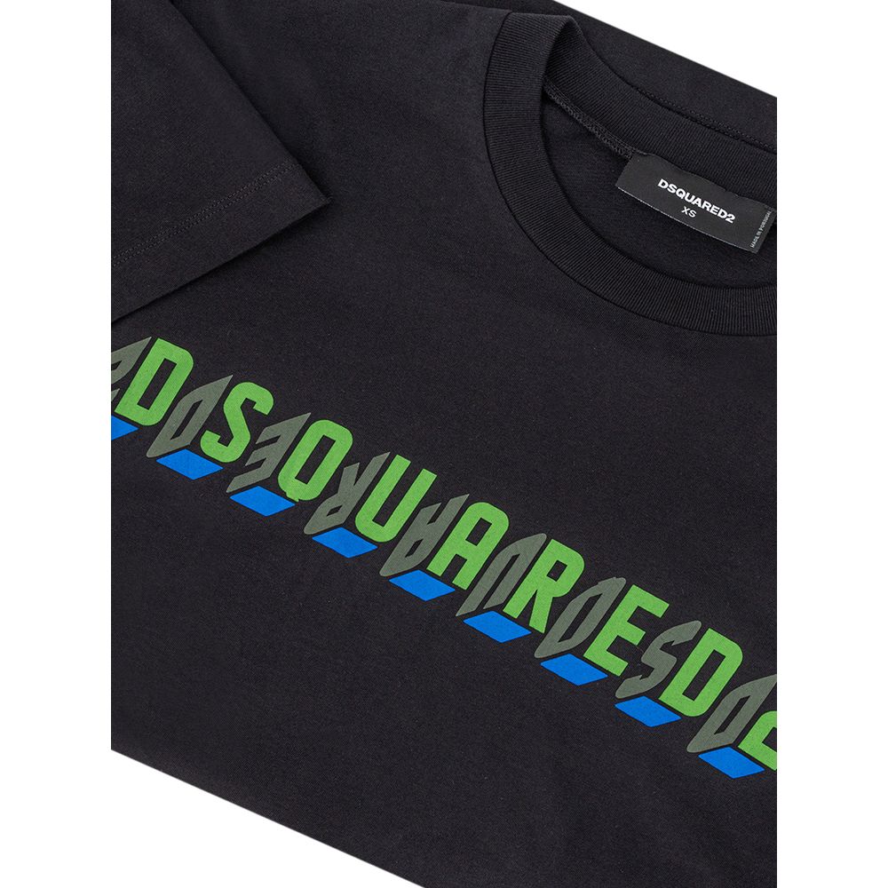 Dsquared² Black Cotton T-Shirt Dsquared²