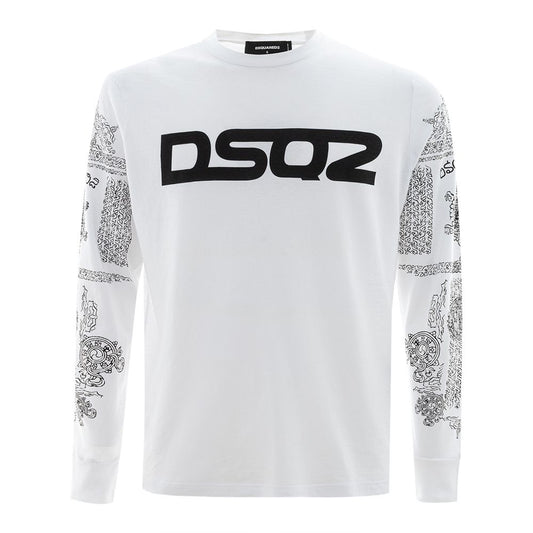 Dsquared² White Cotton T-Shirt Dsquared²