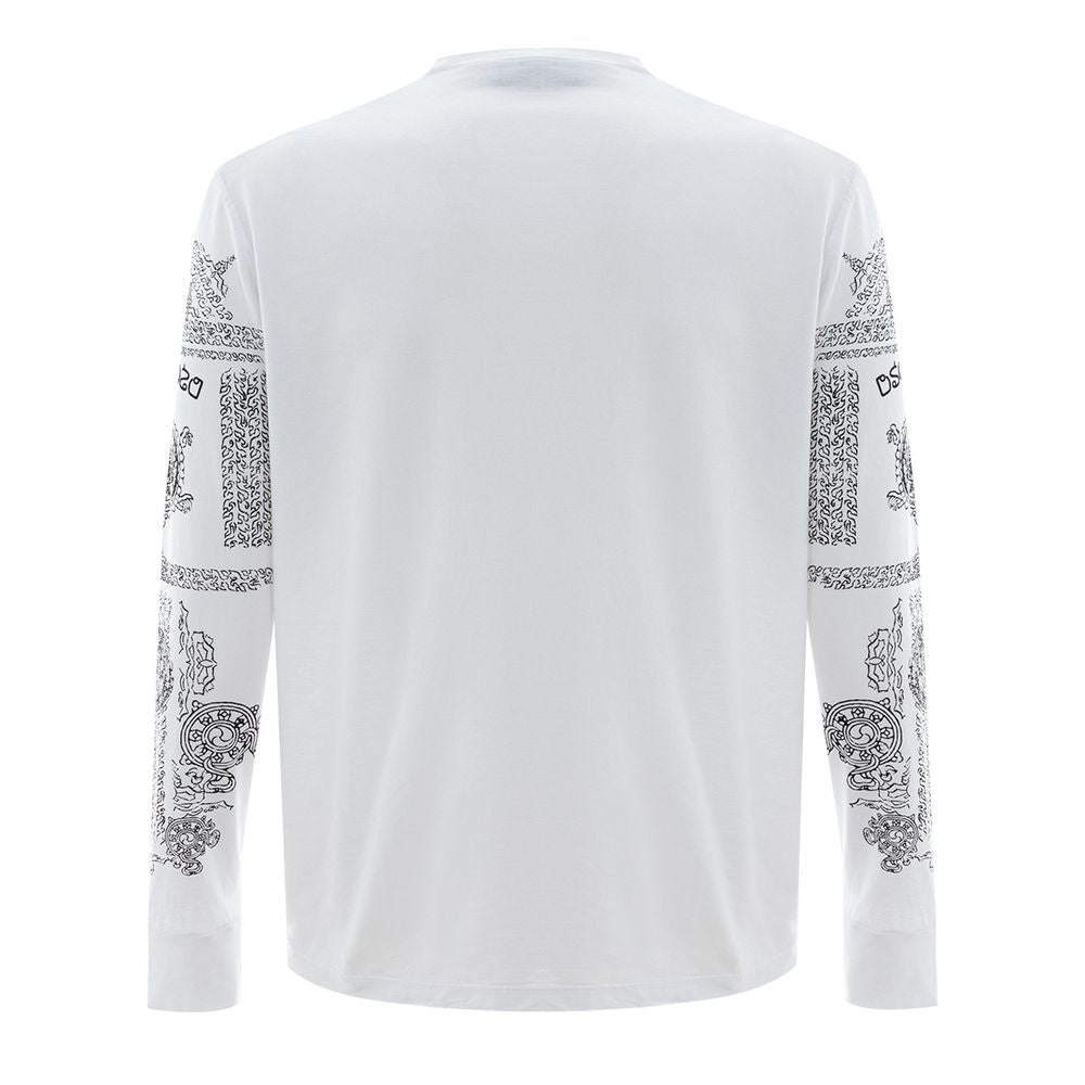 Dsquared² White Cotton T-Shirt Dsquared²