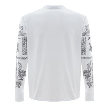 Dsquared² White Cotton T-Shirt Dsquared²