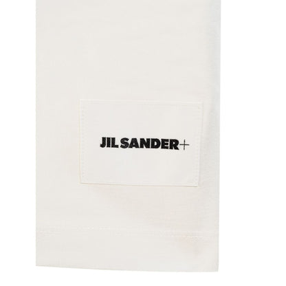 Jil Sander White Cotton Organic T-Shirt Jil Sander