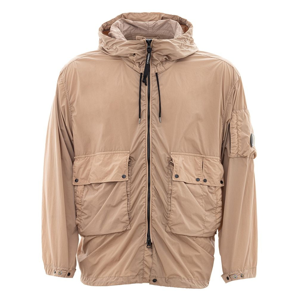 C.P. Company Elevated Urban Style Beige Polyamide Jacket C.P. Company