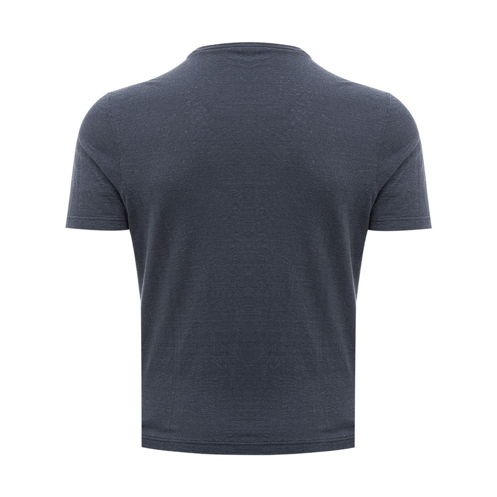 Gran Sasso Elegant Gray Cotton T-Shirt Gran Sasso