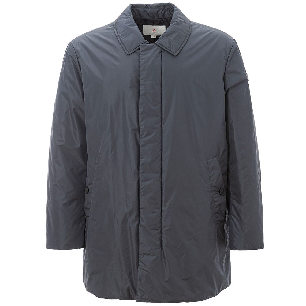 Peuterey Elegant Gray Polyamide Men's Jacket Peuterey