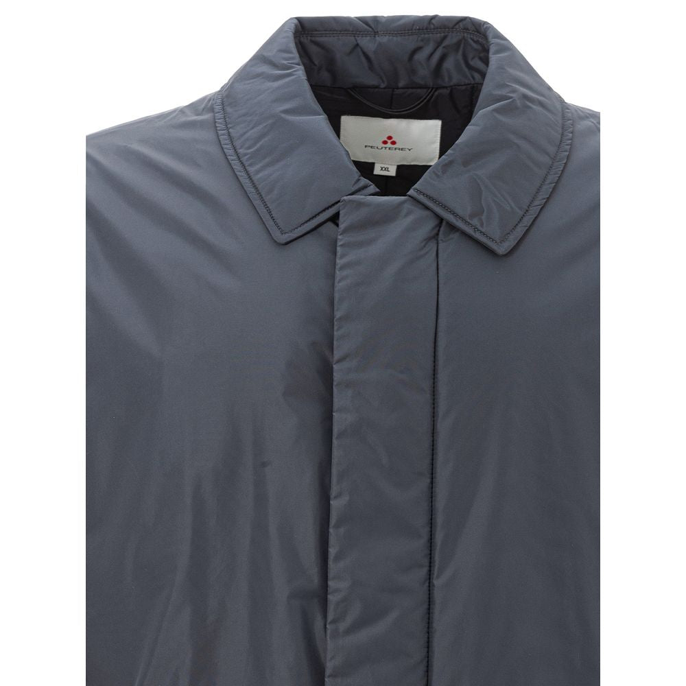 Peuterey Elegant Gray Polyamide Men's Jacket Peuterey