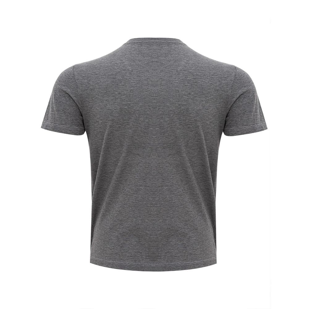 Gran Sasso Elegant Gray Cotton T-Shirt for Men Gran Sasso