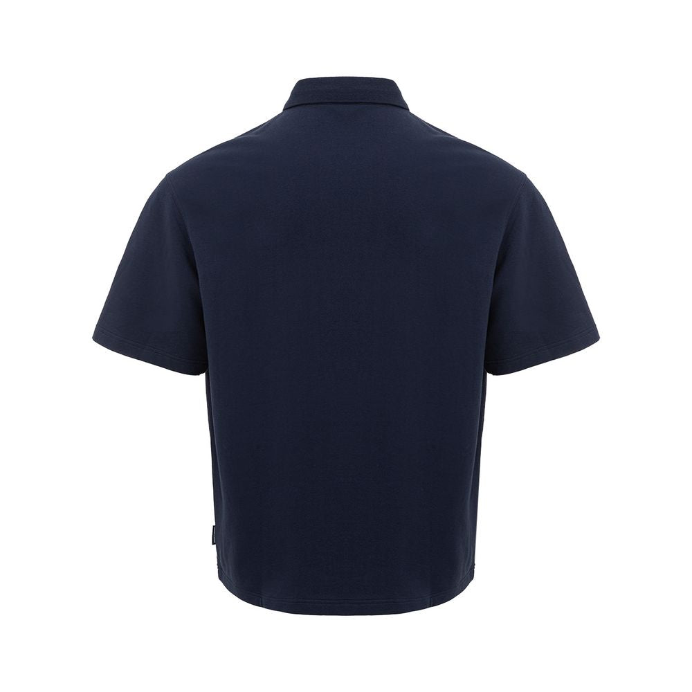 Armani Exchange Sleek Blue Cotton Polo Shirt for Men Armani Exchange