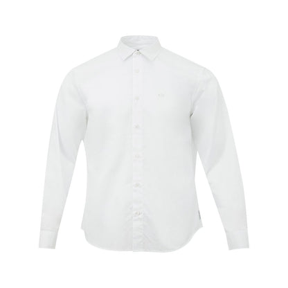 Armani Exchange Elegant White Cotton Shirt for Men Armani Exchange