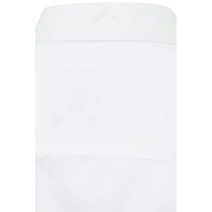 Armani Exchange Elegant White Cotton Shirt for Men Armani Exchange