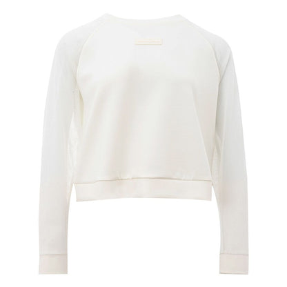 Armani Exchange Elegant White Polyamide Sweater Armani Exchange