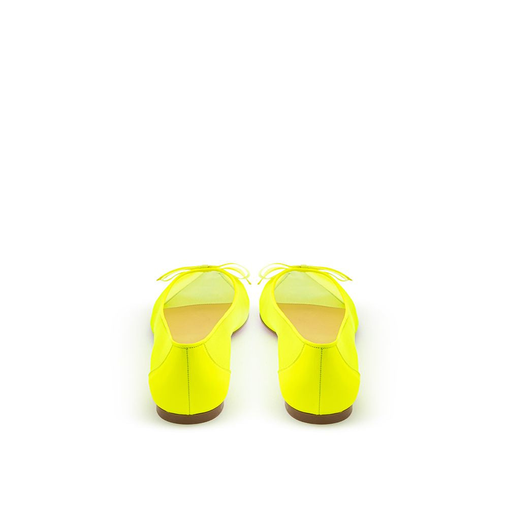 Christian Louboutin Sunshine Yellow Mesh Flat Elegance Christian Louboutin