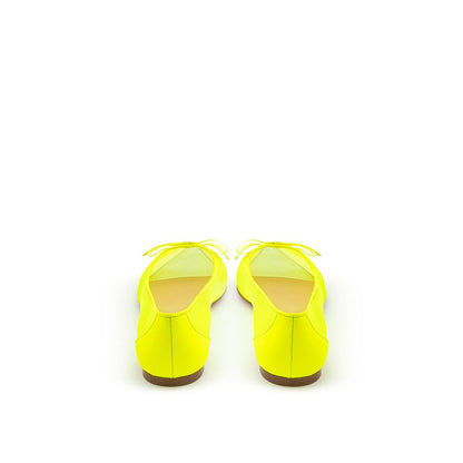 Christian Louboutin Sunshine Yellow Mesh Flat Elegance Christian Louboutin