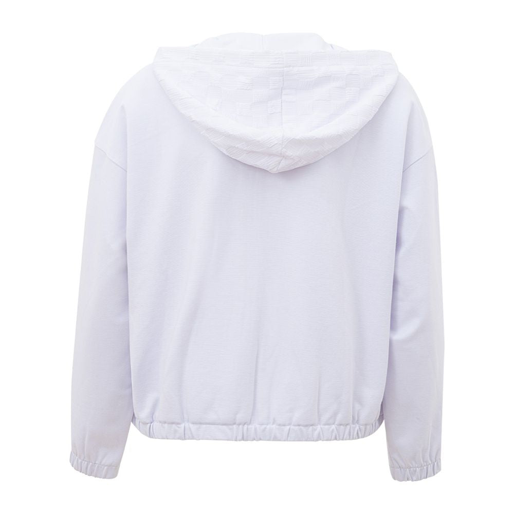 Armani Exchange Chic White Viscose Sweater for Women Armani Exchange