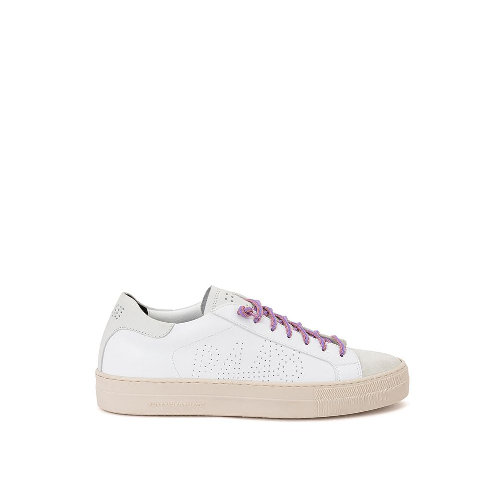 P448 White Leather Sneaker P448