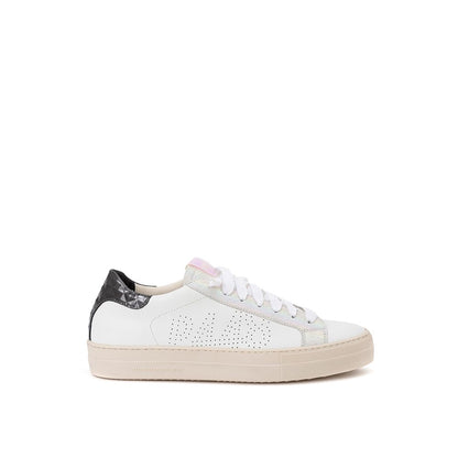 P448 Elevate Your Sneaker Game with All-White Italian Leather Kicks P448