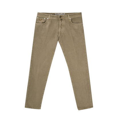 Jacob Cohen Premium Brown Cotton Pants Jacob Cohen