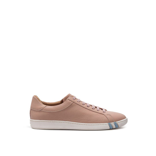 Bally Elegant Pink Leather Sneakers Bally