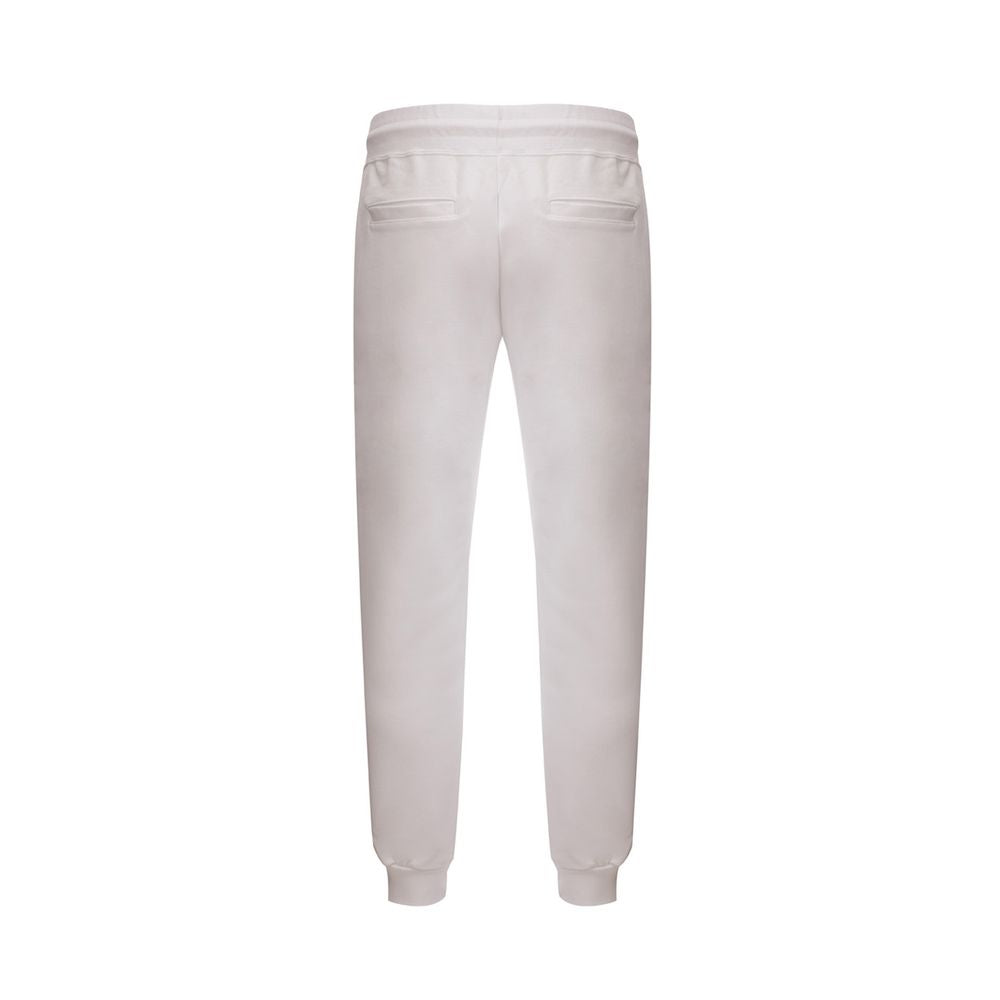 GCDS Elevate Your Wardrobe with Chic White Cotton Pants GCDS